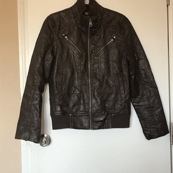 GUESS leather men’s jacket - Picture 1 of 2